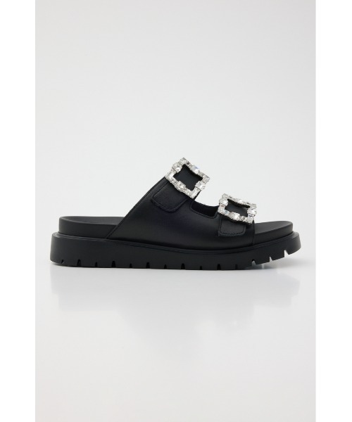 STACCATO（スタッカート）の「サニーバックルコンフォートサンダル（サンダル・レディース・ブラック/ホワイト・22.5cm/23.5cm/24.5cm/23.0cm/24.0cm）」の5枚目の写真