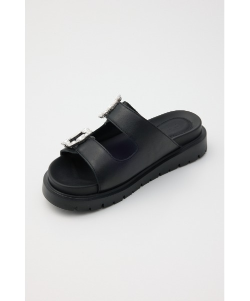 STACCATO（スタッカート）の「サニーバックルコンフォートサンダル（サンダル・レディース・ブラック/ホワイト・22.5cm/23.5cm/24.5cm/23.0cm/24.0cm）」の8枚目の写真