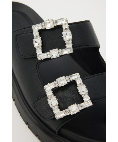 STACCATO（スタッカート）の「サニーバックルコンフォートサンダル（サンダル・レディース・ブラック/ホワイト・22.5cm/23.5cm/24.5cm/23.0cm/24.0cm）」の10枚目の写真