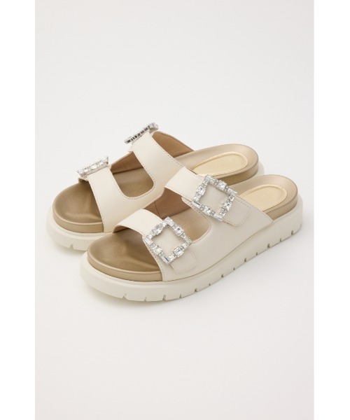 STACCATO（スタッカート）の「サニーバックルコンフォートサンダル（サンダル・レディース・ブラック/ホワイト・22.5cm/23.5cm/24.5cm/23.0cm/24.0cm）」の15枚目の写真