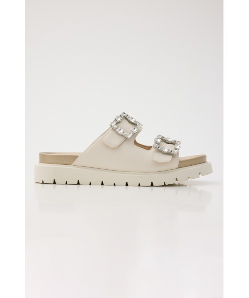 STACCATO（スタッカート）の「サニーバックルコンフォートサンダル（サンダル・レディース・ブラック/ホワイト・22.5cm/23.5cm/24.5cm/23.0cm/24.0cm）」の16枚目の写真