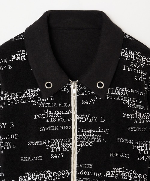 BEEDEN（ビーデン）の「PILE PRINT ZIP UP TOPS（Tシャツ/カットソー・レディース・ブラック/ホワイト・FREE）」の20枚目の写真