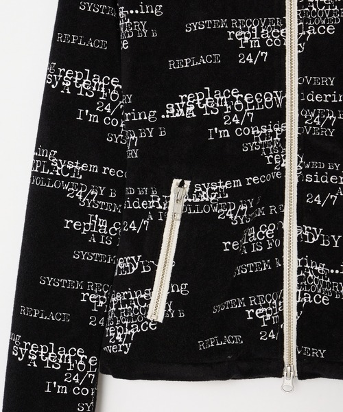 BEEDEN（ビーデン）の「PILE PRINT ZIP UP TOPS（Tシャツ/カットソー・レディース・ブラック/ホワイト・FREE）」の21枚目の写真