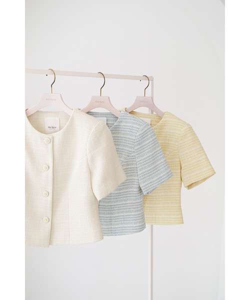 ジャケット・アウター Louise Classic Tweed Jacket Louise Classic Tweed Jacket（その他アウター）｜Her lip to