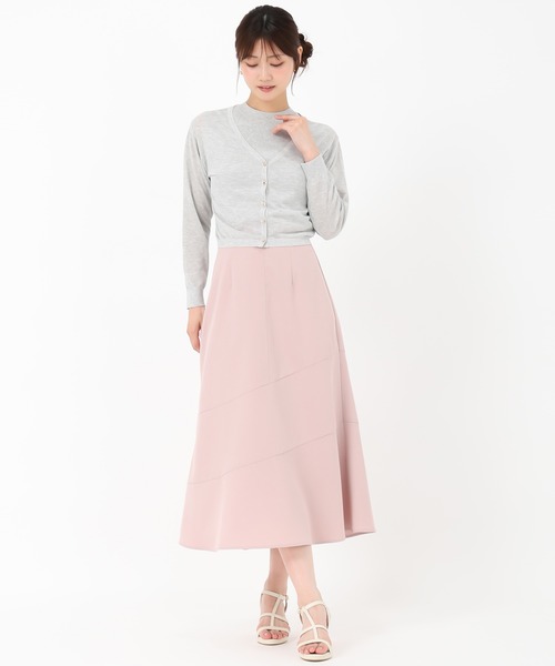 MISCH MASCH(ミッシュマッシュ)の「ラメシアーVネックカーディガン(カーディガン/ボレロ・レディース・ブラック/ブルー/グレー/ホワイト・フリ-)」の6枚目の写真