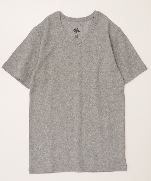 JEMORGAN（ジェーイーモーガン）の「【JEMORGAN / ジェーイーモーガン】テレコ半袖ＶネックＴシャツ（Tシャツ/カットソー・メンズ・グレー/ホワイト/ブラック・M/L/XL）」の8枚目の写真