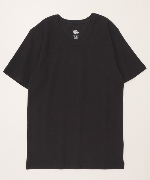 JEMORGAN（ジェーイーモーガン）の「【JEMORGAN / ジェーイーモーガン】テレコ半袖ＶネックＴシャツ（Tシャツ/カットソー・メンズ・グレー/ホワイト/ブラック・M/L/XL）」の6枚目の写真