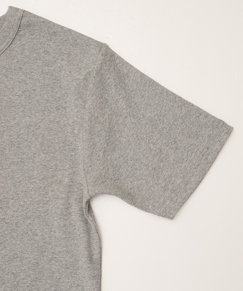JEMORGAN（ジェーイーモーガン）の「【JEMORGAN / ジェーイーモーガン】テレコ半袖ＶネックＴシャツ（Tシャツ/カットソー・メンズ・グレー/ホワイト/ブラック・M/L/XL）」の11枚目の写真