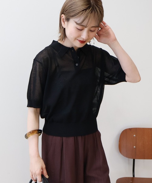 Tory Burch フリル付き 半袖ポロシャツ　アイボリー Tory Burch フリル付き 半袖ポロシャツ アイボリー 楽天市場