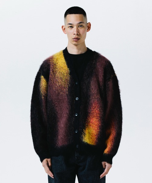 ROTTWEILER（ロットワイラー）の「R9 PAINTED CARDIGAN（カーディガン/ボレロ・メンズ・ブラック/ベージュ・S/M/L/XL）」の2枚目の写真