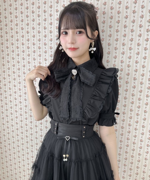 ROJITA（ロジータ）の「ボウタイフリルブラウス（シャツ/ブラウス・レディース・ホワイト/ピンク/ブラック・FREE）」の21枚目の写真