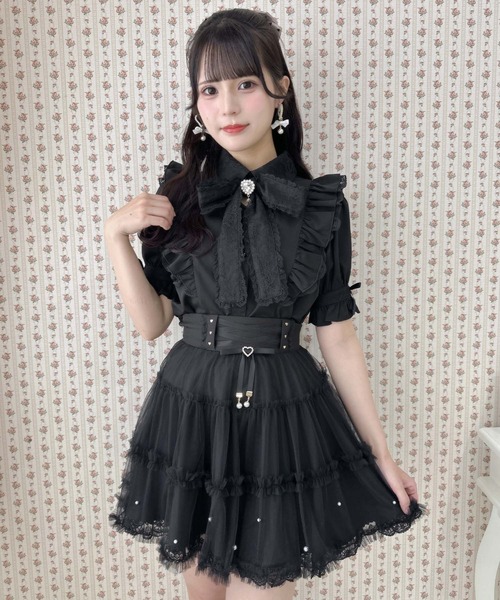 ROJITA（ロジータ）の「ボウタイフリルブラウス（シャツ/ブラウス・レディース・ホワイト/ピンク/ブラック・FREE）」の15枚目の写真