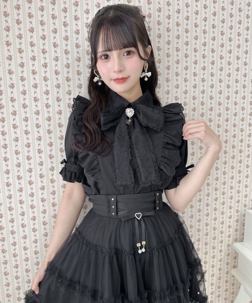 ROJITA（ロジータ）の「ボウタイフリルブラウス（シャツ/ブラウス・レディース・ホワイト/ピンク/ブラック・FREE）」の12枚目の写真