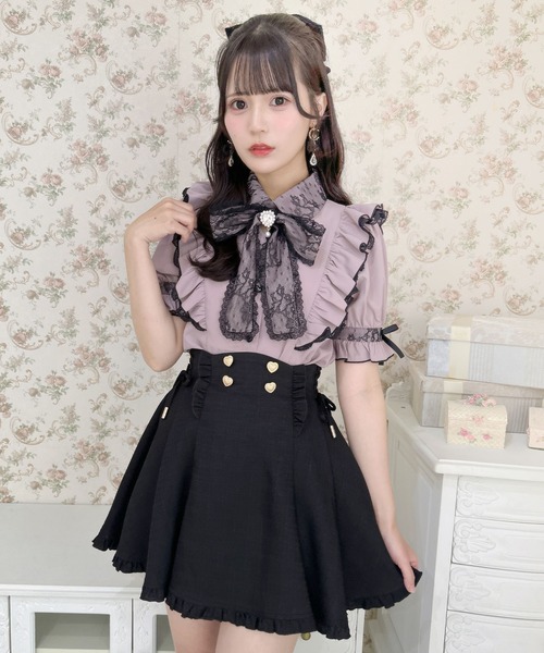 ROJITA（ロジータ）の「ボウタイフリルブラウス（シャツ/ブラウス・レディース・ホワイト/ピンク/ブラック・FREE）」の7枚目の写真