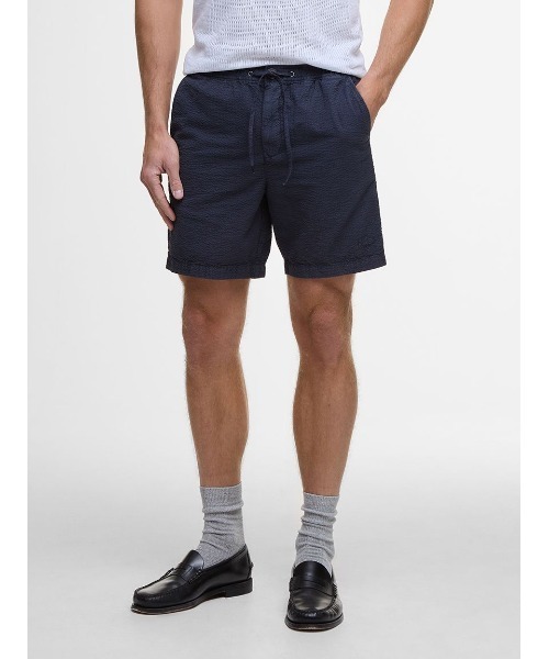Barbour(バブアー)の「シアサッカー リラックス ショーツ(その他パンツ・メンズ・ネイビー/ライトベージュ・LARGE/SMALL/MEDIUM)」の9枚目の写真