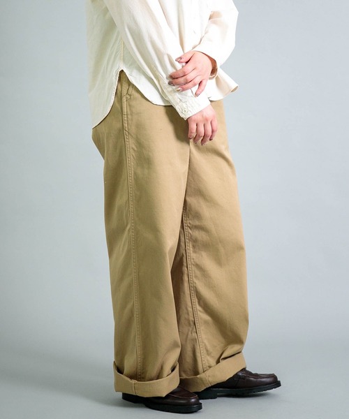 OMNIGOD womens / オムニゴッド] 30/2ウエポン ルーズイージーチノ