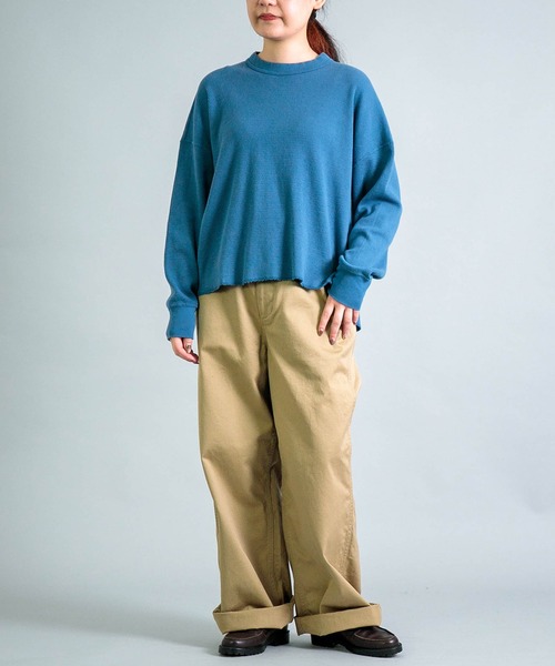 OMNIGOD womens / オムニゴッド] 30/2ウエポン ルーズイージーチノ