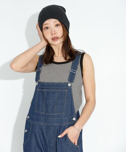 URBAN RESEARCH Sonny Label（アーバンリサーチサニーレーベル）の「フライス/ジャガードタンクトップ（タンクトップ・レディース・ブラック系その他/オフホワイト/グレー系その他/ブラック/イエロー系その他・FREE）」の7枚目の写真