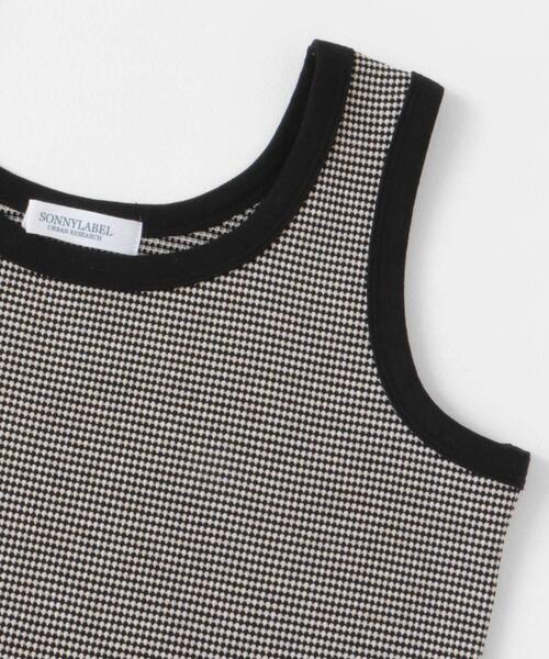 URBAN RESEARCH Sonny Label（アーバンリサーチサニーレーベル）の「フライス/ジャガードタンクトップ（タンクトップ・レディース・ブラック系その他/オフホワイト/グレー系その他/ブラック/イエロー系その他・FREE）」の14枚目の写真