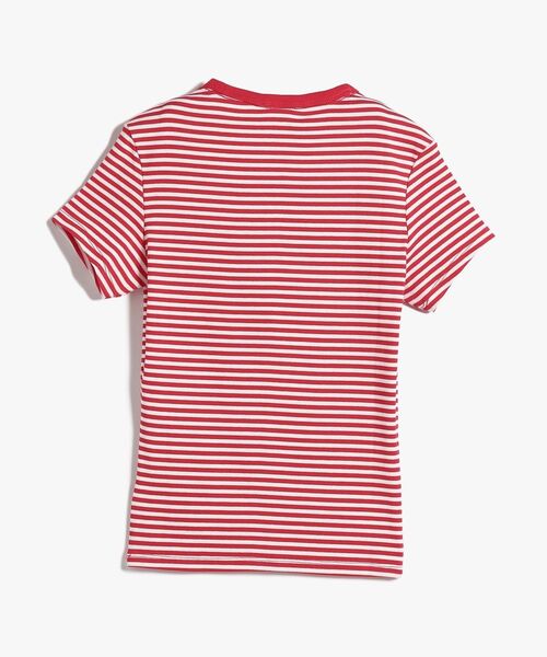 tommy jeans(トミー ジーンズ)の「スリムエッセンシャルリブショートスリーブTシャツ(Tシャツ/カットソー・レディース・マルチ/ブラック/レッド・MEDIUM/SMALL/LARGE/X-SMALL)」の13枚目の写真