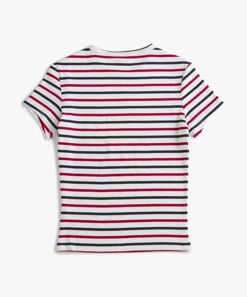tommy jeans(トミー ジーンズ)の「スリムエッセンシャルリブショートスリーブTシャツ(Tシャツ/カットソー・レディース・マルチ/ブラック/レッド・MEDIUM/SMALL/LARGE/X-SMALL)」の18枚目の写真