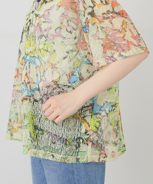 ブラウス シャツ 「BRAIN DEAD/ブレインデッド」 STU SHORT SLEEVE T05004290D225 レディース メンズ セール】【BRAIN DEAD/ブレインデッド】 STU SHORT SLEEVE