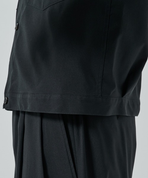 markaware(マーカウェア)の「別注 W POCKET SHIRT JACKET(ブルゾン・メンズ・ダークグレー/ブラック・1/2)」の7枚目の写真