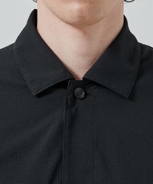 markaware(マーカウェア)の「別注 W POCKET SHIRT JACKET(ブルゾン・メンズ・ダークグレー/ブラック・1/2)」の9枚目の写真