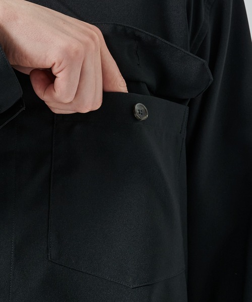 markaware(マーカウェア)の「別注 W POCKET SHIRT JACKET(ブルゾン・メンズ・ダークグレー/ブラック・1/2)」の15枚目の写真