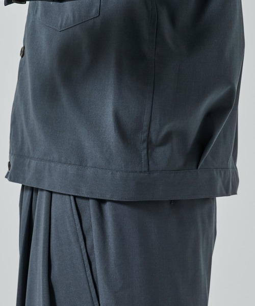 markaware(マーカウェア)の「別注 W POCKET SHIRT JACKET(ブルゾン・メンズ・ダークグレー/ブラック・1/2)」の22枚目の写真