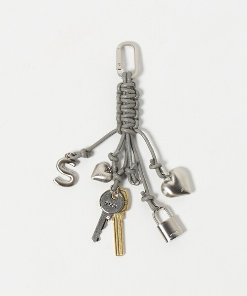 OSOI 別注 ロープキーリング BLACK 別注】＜OSOI＞ロープ キーリング（キーケース/キーアクセサリー