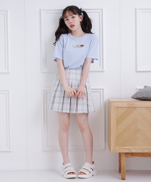 専用✧ピンクラテ✧新品✧おまとめ3点150 セール】接触冷感 ワンちゃんサガラTシャツ（Tシャツ/カットソー