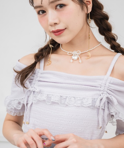 オフショルドッキングワンピース（ワンピース）｜couture BY ROJITA