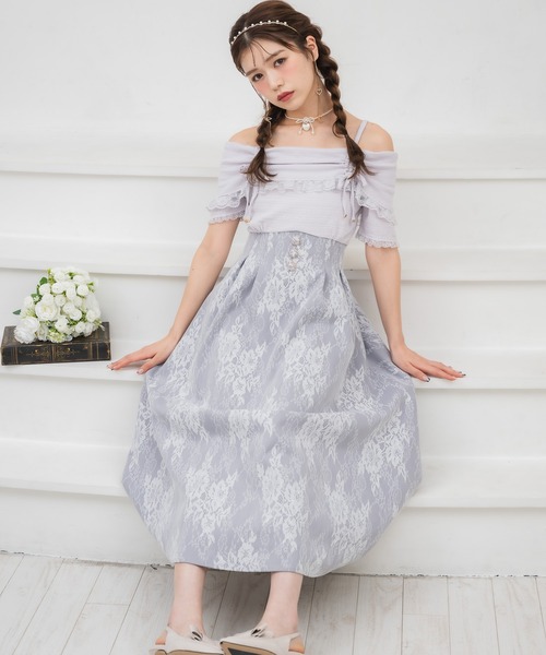 オフショルドッキングワンピース（ワンピース）｜couture BY ROJITA