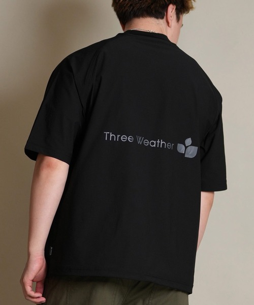 セール】THREE WEATHER/スリーウェザー 半袖 Tシャツ ロゴ バック