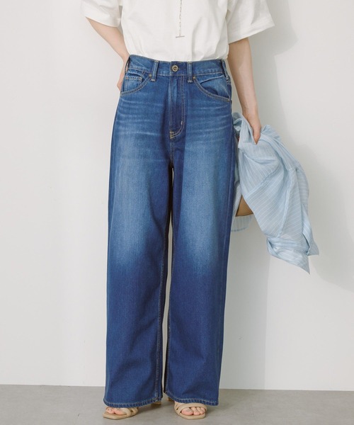 接触冷感 ワイドデニム（デニムパンツ）｜AMERICAN HOLIC（アメリカン