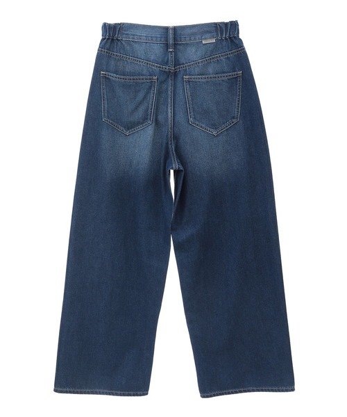 AMERICAN HOLIC（アメリカンホリック）の「接触冷感 ワイドデニム（デニムパンツ・レディース・インディゴブルー/ライトインディゴブルー・S/M/L）」の14枚目の写真