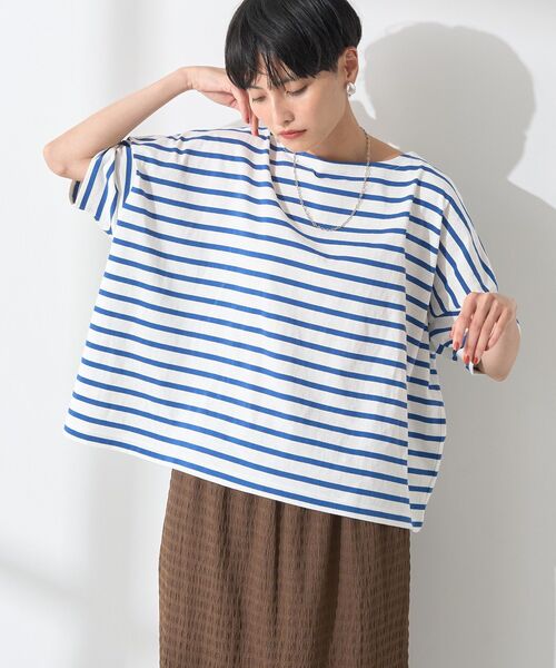 セール】バスクボーダー半袖プルオーバー（Tシャツ/カットソー