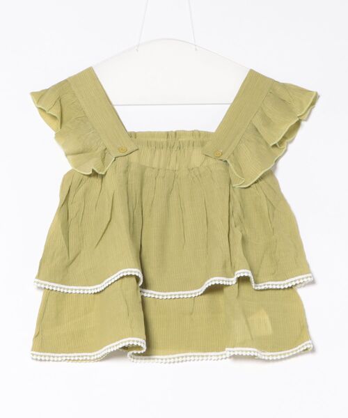 frunco（フランコ）の「【ZOZO限定】2wayコットンフリルブラウス（シャツ/ブラウス・レディース・ホワイト/アイボリー/グリーン・MEDIUM）」の12枚目の写真