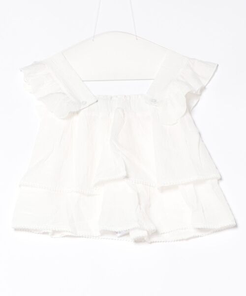 frunco（フランコ）の「【ZOZO限定】2wayコットンフリルブラウス（シャツ/ブラウス・レディース・ホワイト/アイボリー/グリーン・MEDIUM）」の11枚目の写真