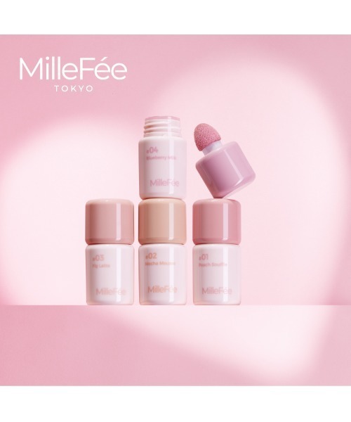 MilleFee（ミルフィー）の「シェイクドロップチーク（チーク・レディース・04 ブルーベリーミルク/01 ピーチスフレ/02 モカムース/03 フィグラテ/N03 フィグラテ/N02 モカムース/N04 ブルーベリーミルク/N01 ピーチスフレ・FREE）」の13枚目の写真