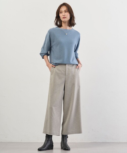J.PRESS(ジェイプレス)の「LINKS LINKS ニット(ニット/セーター・レディース・イエロー系/サックスブルー系/オレンジ系・LARGE/MEDIUM)」の4枚目の写真