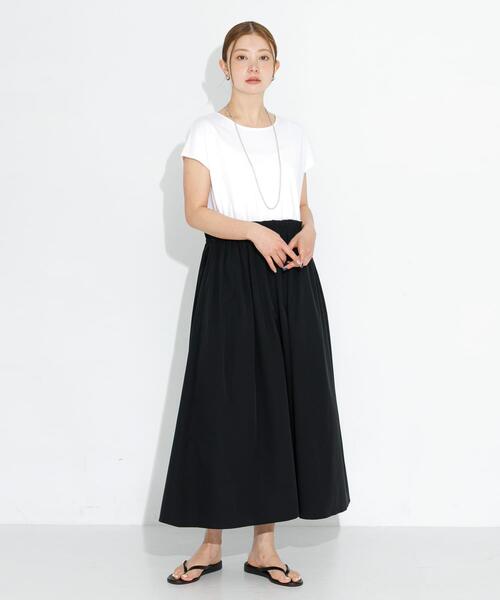 URBAN RESEARCH Sonny Label（アーバンリサーチサニーレーベル）の「『吸水速乾/接触冷感』Breeze Fit ドッキングワンピース（ワンピース・レディース・チャコールグレー/ブラック/グレー系その他・FREE）」の15枚目の写真