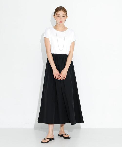 URBAN RESEARCH Sonny Label（アーバンリサーチサニーレーベル）の「『吸水速乾/接触冷感』Breeze Fit ドッキングワンピース（ワンピース・レディース・チャコールグレー/ブラック/グレー系その他・FREE）」の21枚目の写真