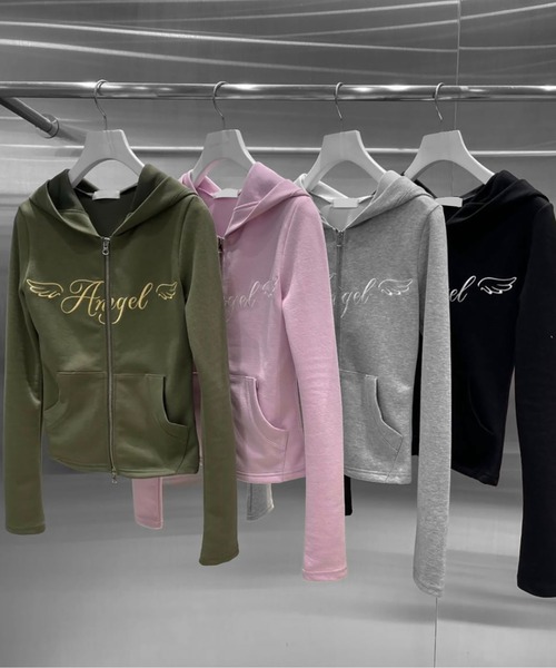 パーカー angelica hood zip-up レディース angelica hood zip-up（パーカー）｜THEAIRTOWN（ジエアタウン