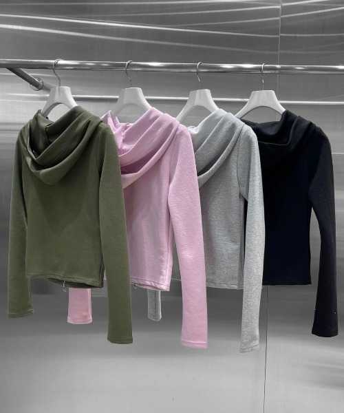 パーカー angelica hood zip-up レディース angelica hood zip-up（パーカー）｜THEAIRTOWN（ジエアタウン