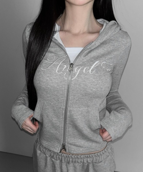 パーカー angelica hood zip-up レディース angelica hood zip-up（パーカー）｜THEAIRTOWN（ジエアタウン