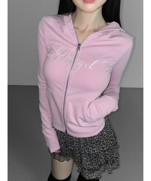 パーカー angelica hood zip-up レディース angelica hood zip-up（パーカー）｜THEAIRTOWN（ジエアタウン