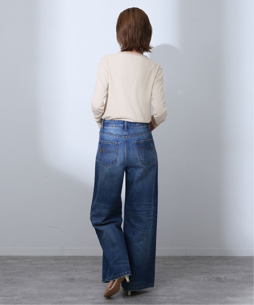 SLOBE IENA(スローブイエナ)の「《追加》レイヤードスリーブロンTEE(Tシャツ/カットソー・レディース・ホワイト/アイボリー/ブラック/ピンク系その他・FREE)」の9枚目の写真