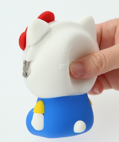 BACKYARD FAMILY(バックヤードファミリー)の「pgdesign ピージーデザイン キャラクター 3Dポチ(コインケース・キッズ・ライトブルー/ブルー/コーラルピンク・FREE)」の10枚目の写真